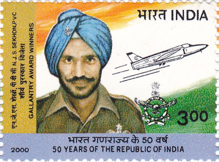 Nirmal_Jit_Singh_Sekhon_2000_stamp_of_India