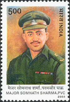 Somnath_Sharma_2003_stamp_of_India